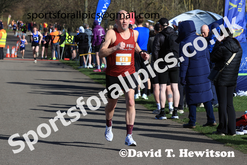 Masters Men Over-35s to 49s, 2026 NECAA Royal Signals Road Relays, Hetton Lyons Country Park, Hetton le Hole. Photo: David T. Hewitson/Sports for All Pics